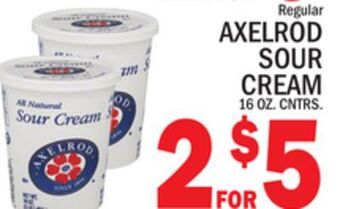 C Town Axelrod sour cream offer