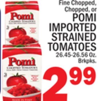 C Town Pomi imported strained tomatoes offer