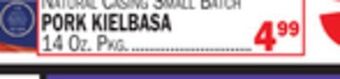 C Town Pork kielbasa offer