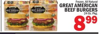 C Town Great american beef burgers offer