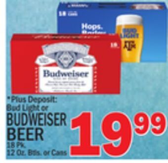 C Town Budweiser beer offer
