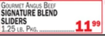 C Town Signature blend sliders offer