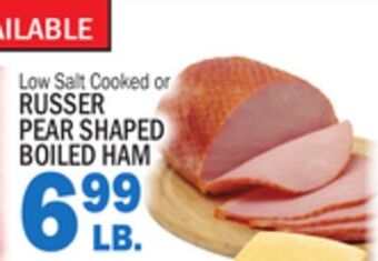 C Town Russer pear shaped boiled ham offer