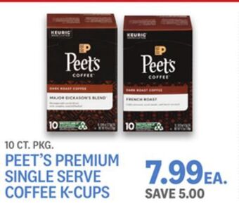 Kings Food Markets Peet's premium single serve coffee k-cups offer