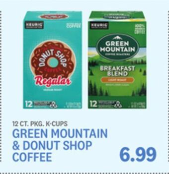 Kings Food Markets Green mountain & donut shop coffee offer