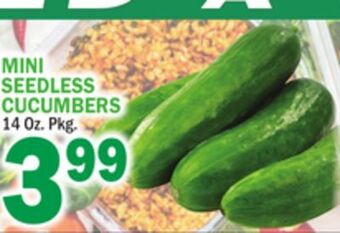 C Town Mini seedless cucumbers offer