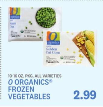 Kings Food Markets O organics® frozen vegetables offer