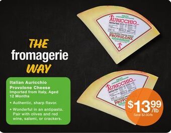Fairway Store Market Italian auricchio provolone cheese offer