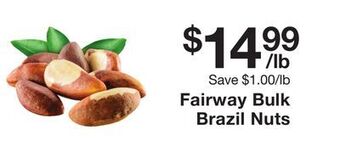 Fairway Store Market Fairway bulk brazil nuts offer