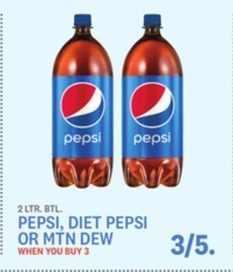 Kings Food Markets Pepsi, diet pepsi or mtn dew offer