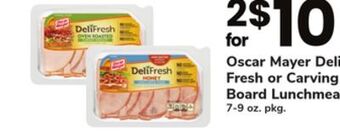 ACME Oscar mayer deli fresh or carving board lunchmeat offer