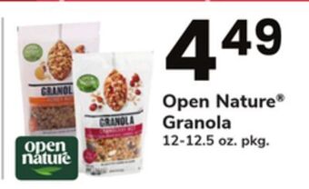 ACME Open nature® granola offer