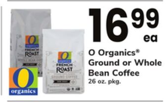 ACME O organics® ground or whole bean coffee offer