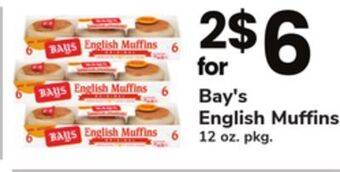 ACME Bay's english muffins offer