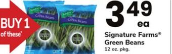 ACME Signature farms® green beans offer