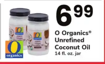ACME O organics® unrefined coconut oil offer