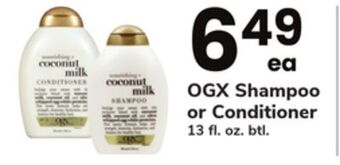 ACME Ogx shampoo or conditioner offer