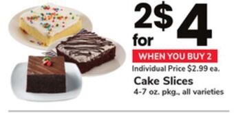 ACME Cake slices offer