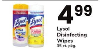 ACME Lysol disinfecting wipes offer