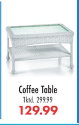 Boscov's Coffee table offer