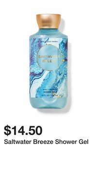 Bath & Body Works Saltwater breeze shower gel offer