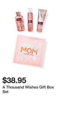 Bath & Body Works A thousand wishes gift box set offer