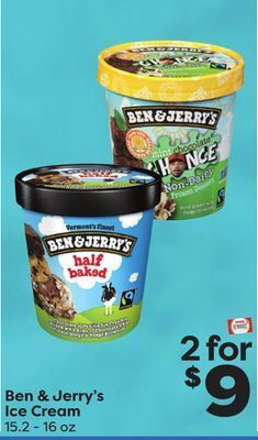 Weis Markets Ben & jerry's ice cream offer