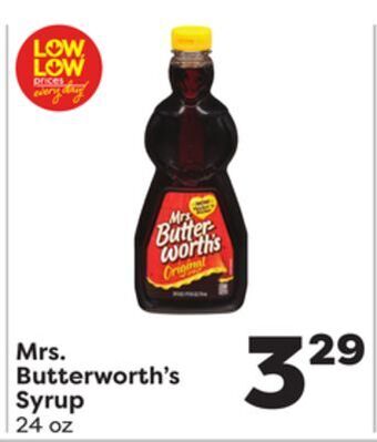 Weis Markets Mrs. butterworth's syrup offer