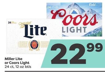 Weis Markets Miller lite or coors light offer