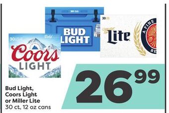 Weis Markets Bud light, coors light or miller lite offer