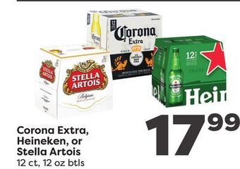 Weis Markets Corona extra, heineken, or stella artois offer