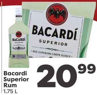 Weis Markets Bacardi superior rum offer