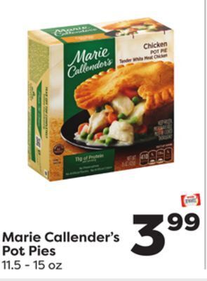 Weis Markets Marie callender's pot pies offer