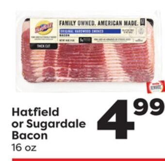 Weis Markets Hatfield or sugardale bacon offer