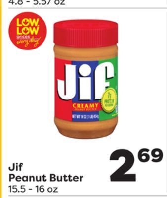 Weis Markets Jif peanut butter offer