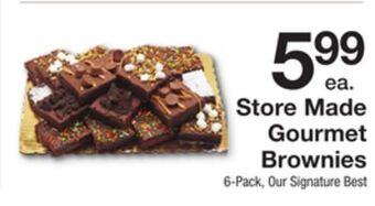 The Fresh Grocer Store made gourmet brownies offer