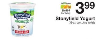 The Fresh Grocer Yogurt offer