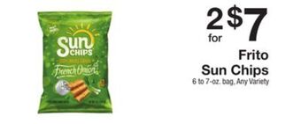 The Fresh Grocer Sun chips offer