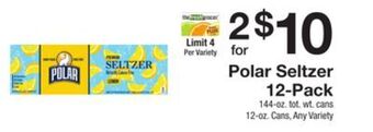The Fresh Grocer Seltzer 12-pack offer