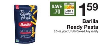 The Fresh Grocer Ready pasta offer