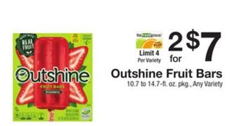 The Fresh Grocer Fruit bars offer