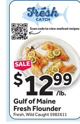 Stop&Shop Gulf of maine fresh flounder offer
