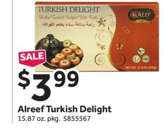 Stop&Shop Alreef turkish delight offer