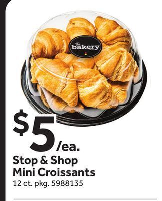 Stop&Shop Stop & shop mini croissants offer