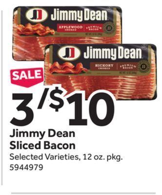 Stop&Shop Jimmy dean sliced bacon offer