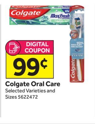 Stop&Shop Colgate oral care offer