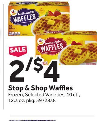 Stop&Shop Stop & shop waffles offer
