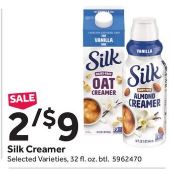 Stop&Shop Silk creamer offer