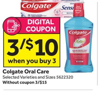 Stop&Shop Colgate oral care offer