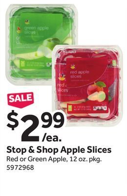 Stop&Shop Stop & shop apple slices offer